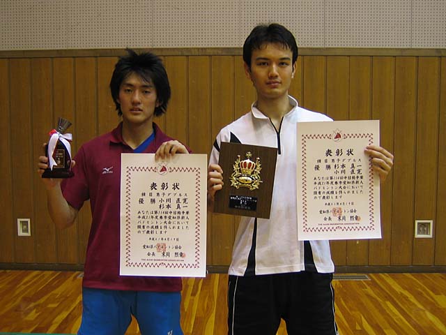 単優勝の杉本