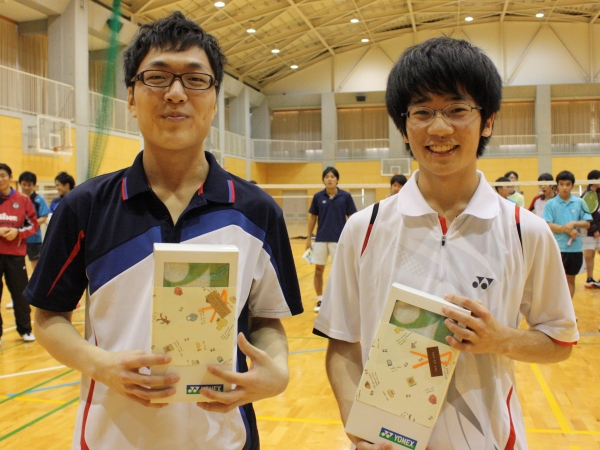 一般の部優勝の豊田・纐纈組