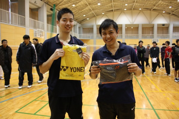 一般の部優勝の坂倉・渡邊組